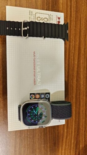 HK11 Ultra 3 gen 2 Smartwatch AMOLED Display Bluetooth Calling Ai Features hk11ultra3gen2 photo review